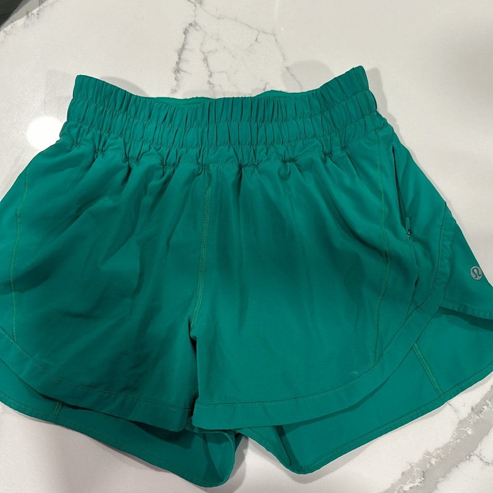 Lululemon athletic shorts, “track that” style
